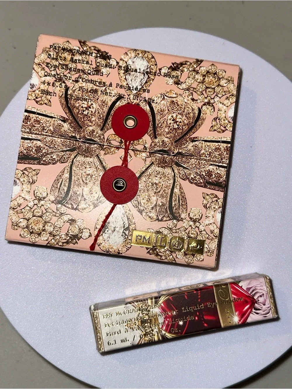 Pat McGrath labs Eyeshadow palette and liquid eyeshadow